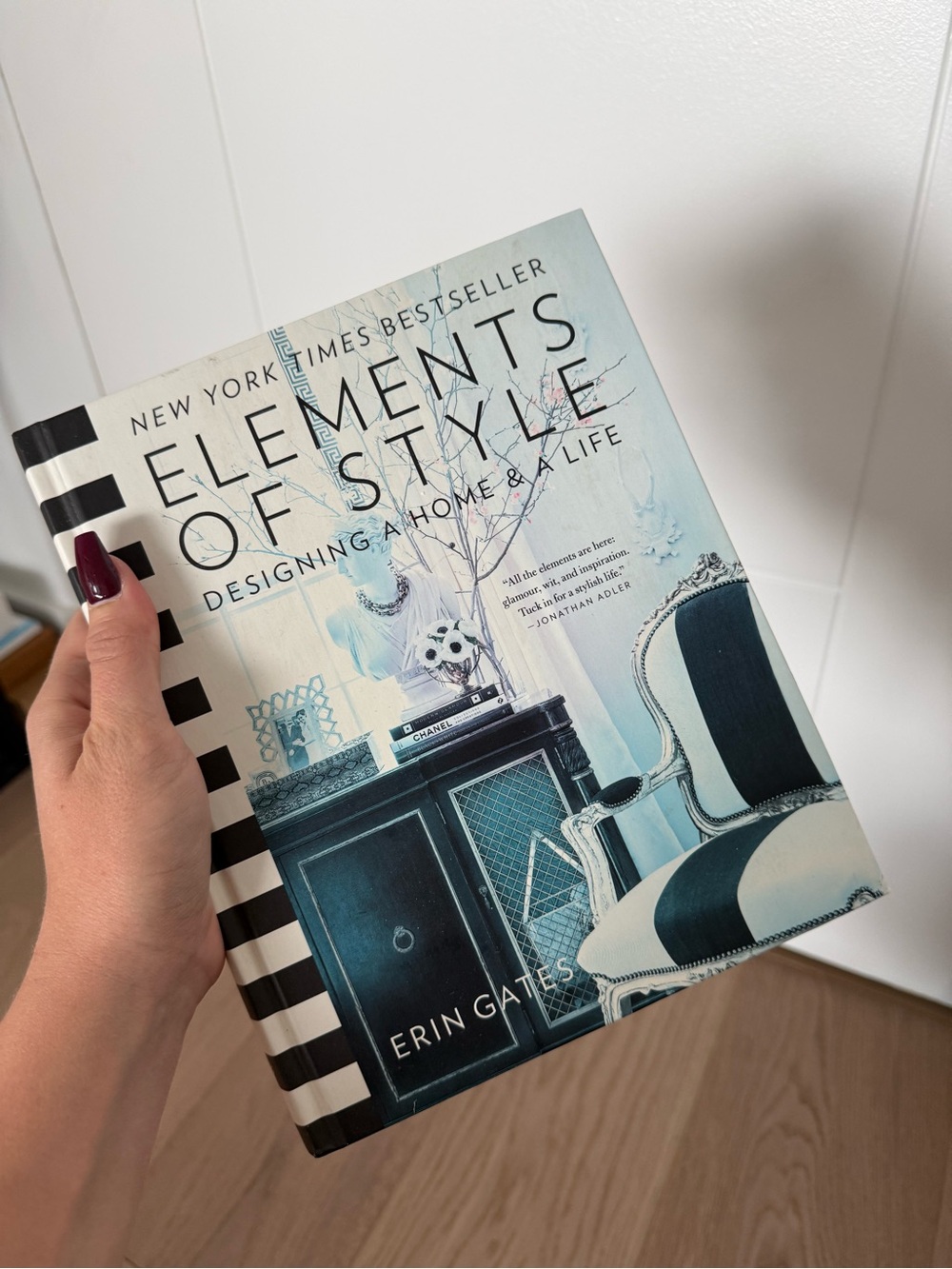 Elements of Style Hardcover Book - Blue/Cream